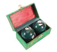 ibasenice 2pièces Balle de Massage Kiné pour Mains de Massage à Roulement Exercices de Santé Chinois pour Renforcement Musculaire Force