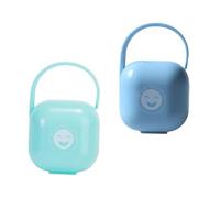ibasenice 2pièces Boîte De Rangement Pour Sucettes Portable Et Anti-poussière Pour Bébés Compatible Plupart Des Tétines Pratique Pour Mamans