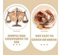 ibasenice 2pièces Broche de Revers Métal Lot pour Costume ou Chemise Insigne Avocat Balance Justice Cadeau pour Étudiant Droit