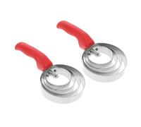 ibasenice 2pièces Brosse à Gratter Pour Bétail Peigne De Toilettage Pour Chevaux Et Bétail Étrille Avec Poignée Confortable
