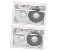 ibasenice 2pièces Cassette Audio Vide Décorative Cassette pour Fêtes Et Créations Artisanales