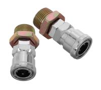 ibasenice 2pièces Connecteur De Gaz Et Adaptateur De Réservoir Essence De Raccords Rapide pour Conduite De Carburant Bouchon Adaptation pour Camion