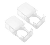 ibasenice 2pièces Couvre-doigt Transparent De Sécurité Pour Poignée De Porte Lot De Anti-verrouillage Pour Garçon Fille Facile à Installer Matériau