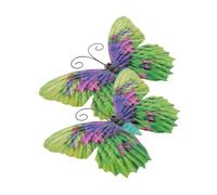 ibasenice 2pièces Décoration Murale Métal Lot De Pendentifs Pour Jardin Craft Maison Ornement Simulé Accrocher Mur Décoration