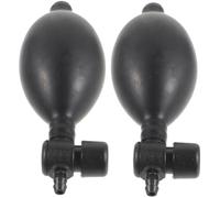 ibasenice 2pièces Gonfleur Manuel de Rechange pour Tensiomètre Poire Latex avec Valves de Décompression pour Gonflage Automatique et Mesure de Pression
