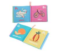 ibasenice 2pièces Lot De Tissu Pour Garçon Fille Interactif Souple Jouet Éveil Précoce Pour Nourrissons