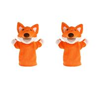 ibasenice 2pièces Marionnette à Doigt Renard Créatif pour Jouet Éducatif Amusant pour Activités Imaginatives Et Interaction Parent