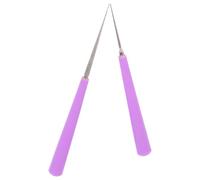ibasenice 2pièces Outil Alésage pour Perles Violet Ouvre Perles Artisanales Poignée Antidérapante pour Création de Bijoux DIY Variées pour Perçage et Agrandissement