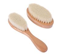 ibasenice 2pièces Plumeau et Brosses de Coiffeur pour Nettoyer les Cheveux Balai à Cheveux pour Coupe de Lot de Jaune