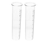 ibasenice 2pièces Pluviomètre Plastique Lot de Tubes Résistants Au Gel pour Jardin Extérieur Remplacement Précis pour Mesure des Précipitations