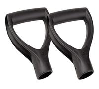 ibasenice 2pièces Poignées De Pelle Plastique Forme De d Manches De Pelle De Sécurité pour Outils De Ratissage Poignées De Préhension Pratiques