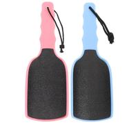ibasenice 2pièces Râpe Double Face pour Gratte-épiderme Ergonomique pour Éliminer Peau Morte et Callosités Outil Pédicure Confortable Usage Professionnel et Maison Couleur Aléatoire
