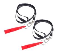 ibasenice 2pièces Sifflet pour Chien avec Cordon Outil Entraînement pour Dressage Contrôle des Aboiements Usage Multi-Animaux