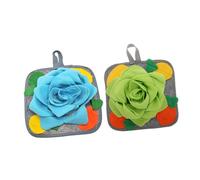 ibasenice 2pièces Tapis à Renifler pour Lapin Lavable Jeu Alimentation pour Hamster Jouet Enrichissement pour Oiseaux Activité De Recherche De Nourriture
