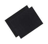 ibasenice 2pièces Tapis De Nivellement pour Aquarium De Mousse Épaisse Matelas Antidérapant Et Amortissant pour Réservoirs De Poissons Épaisseur Noir