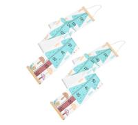 ibasenice 2pièces Toise Murale Pour Garçon Fille Lot De Règle De Croissance Garçon Fille Motif Arbre Décoration Chambre