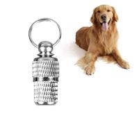 ibasenice 2pièces Tube Identification pour Animaux De Compagnie Barillet Identification pour Chien Et Chat Étiquette Nom Adresse Lot de