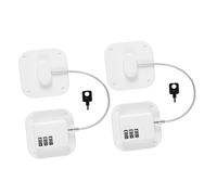 ibasenice 2pièces Verrou De Réfrigérateur à Code Lot De Sécurisé Et Pratique Verrou De Tiroir Et Armoire Sans Perçage Protection Pour Sécurité Des Produits Ménagers