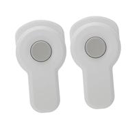 ibasenice 2pièces Verrou De Sécurité Pour Lot De Pratique Pour Four Installation Facile Avec Design Autoadhésif Pour Prévenir Les Accidents Domestiques Matériaux Plastiques