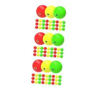 ibasenice 3 Ensembles De Flottaison De Mousse Colorés Vert avec Anneaux Accessoires De Sensibles Et pour Mer Glace 30 Pièces * 3