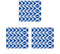ibasenice 3 Ensembles Drapeau Agitant La Main Petit Drapeaux Drapeau Décorations Faire La Fête De Plein Air Décoration Décoration Intérieure Petits Drapeaux Plastique 20 Pièces * 3