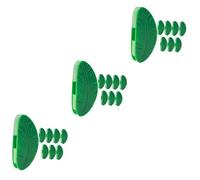 ibasenice 3 Ensembles Fixateur De Plantes Grimpantes Auto Adhésif Lot de Clips pour Mur De Jardin Support Durable Réutilisable pour Vignes Câbles 8 Pièces * 3