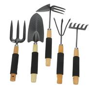 ibasenice 3 Ensembles Kit Doutils de Jardinage Multifonctions Pelle Râteau Dents et Portable pour Creuser Désherber Ameublir et Transplanter Adapté Au