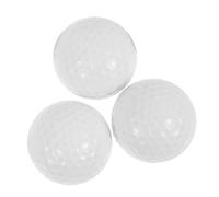 ibasenice 3 pièces Balles Entraînement Blanches pour Hommes et Femmes Souples et Durables Adaptées Pratique Intérieure et Extérieure pour Jardin et Practice