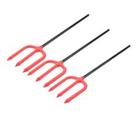 ibasenice 3 Pièces Bâton de Soutien pour Cosplay Diable et Garçon et Filles en PE Halloween Noir Forme Trident Accessoire Créatif Couleur Aléatoire pour Fête d'halloween ou Trick-Or-Treat