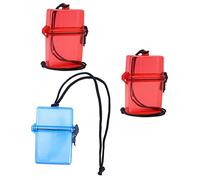ibasenice 3 pièces Boîte Étanche pour Médicaments Boîtes de Plongée Outdoor avec Corde Suspendue pour Stockage de Secours Couleur Couleur Couleur