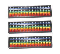 ibasenice 3 pièces Boulier Arithmétique Chiffres pour Garçon Fille Outil de Développement Mathématique Éducatif Plastique Apprentissage pour Garçons et Filles