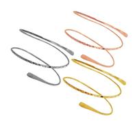 ibasenice 3 pièces Bracelet Manchette Métal pour Femme Brassards Ouverts Ajustables Or Rose Argent et Or Bijoux de Bras Légers et Durables pour Occasions Spéciales