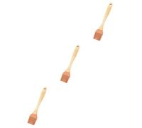 ibasenice 3 Pièces Brosse à Huile en Silicone Grillage Grill hibachi Pâtisserie Pinceau de plongeage en Silicium Pinceau pâtissier en Silicone Brosse à Barbecue Brosse en Silicone Chocolate