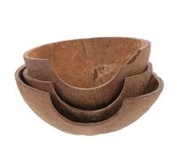 ibasenice 3 pièces Cachette Reptile Coquille de Noix Résistante Refuge Naturel pour Terrarium Abri Frais pour Gecko Lézard Serpent et Tortue Décoration Maison pour Enclos