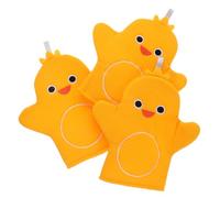 ibasenice 3 Pièces Gants De Douche Pour Garçon Fille Serviette Exfoliante Pour Garçon Fille Lot Léger Et Portable Usage Domestique Et Voyage