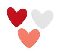 ibasenice 3 Pièces Heart Brooch Pins Set Vintage Zinc Alloy Enamel Lapel Pins For Women Retro Valentines Day Accessories For Clothes Hats Bags Sweaters