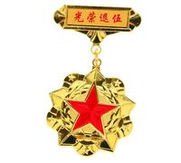 ibasenice 3 Pièces Insigne De Rassemblement De Soldat Médaille Commémorative Broche De Soldat De Jeu Badge En Métal Broche Métallique Décoration Médaille Broche Insigne Broche Alliage