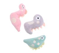 ibasenice 3 Pièces Interactif pour Chat en Peluche avec Herbe à Chat, Stimule L'intérêt du Chaton, à Mâcher Amusant pour Animaux de Compagnie Intérieur