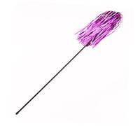 ibasenice 3 Pièces Lot de Baguettes de Jeu pour Chat avec Rubans Colorés Réfléchissants Interactif Plastique Sûr pour et Votre Chat Couleurs Aléatoires Couleur Aléatoire