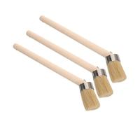 ibasenice 3 pièces Lot de Pinceaux Applicateurs pour Graisse Pneu Outil de Réparation de Pneus Portable avec Manche Courbé Brosse Lubrifiante pour Mécaniciens et Bricoleurs