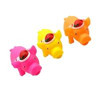 ibasenice 3 Pièces Mâcher pour Décompression pour Détente Amusement Animaux Couineurs Aléatoire Couleur Aléatoire