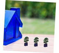 ibasenice 3 Pièces Mini Plants Artificial Potted Fruit Trees for Dollhouse Decor Realistic Fake Bonsai Miniature Trees for DIY Mini Gardens and Photography Props