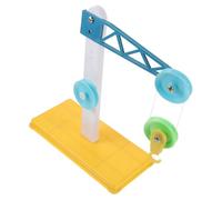 ibasenice 3 pièces Modèle de Poulie avec Support pour Expérimentation Scolaire Jeu Éducatif de Physique Mécanique pour Apprentissage des Forces Énergie Couleur Aléatoire Couleur Aléatoire