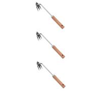 ibasenice 3 Pièces Outils de désherbage Outil d'extraction pour extracteur à Main Suppression déracinement désherbeur désherbants manuels Main de Jardinage à Nouveau Métal