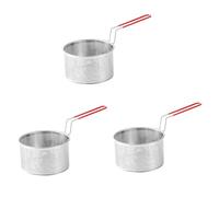 ibasenice 3 Pièces Panier pour Camping Brûleur Portable avec Répartition Uniforme Chaleur Facile à Nettoyer pour Barbecue Plein Air