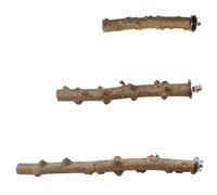 ibasenice 3 pièces Perchoirs Oiseaux Bâtons à et Perchoirs Stands pour Perruches Descalade Durable et Sécurisé pour Exercices et Divertissement des Petits Oiseaux