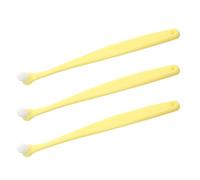 ibasenice 3 Pièces Pet Toothbrush Set With Soft Rounded Head And Long Ergonomic Handle Gentle Oral Care For Cats Small Dogs Puppies And Kittens Comfortable Grip For Sensitive Teeth Cleaning