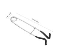 ibasenice 3 pièces Pince Acier Rétractable pour Poisson Écarteur Bouche Flexible Acier Inoxydable Outil Extraction Rapide Hameçon pour Eau Douce et