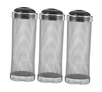 ibasenice 3 Pièces Protection Filtre Aquarium INOX Maille de Sécurité pour Entrée Filtre Garde pour Réservoir Poissons et Crevettes
