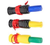 ibasenice 3 Pièces Sifflet de Sauveteur en Plastique avec Design Réaliste D'appel de Caille, Léger et Puissant, pour Camping et Navigation avec Attache pour Paquet à Dos ou Ceinture